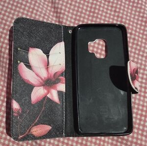 S9 Case, Galaxy S9 Case, Wallet Case Cover PU Leather Magnetic Flip Folio Bumper